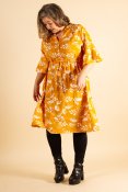 Hana Dress Flower Yellow