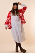 Nordbäck Short Kimono Red