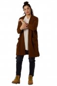 Relaxed Cardigan Eco Brown