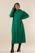 Polo Dress Ribbed Green