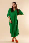 Shaula Dress Ribbed Green