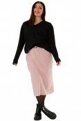 Sweat Skirt Long Rose Pink