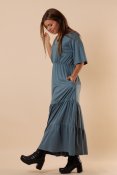 Utanmyra Dress Lenolium Blue