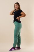 Yoga Stretch Ribbed Lenoliumgreen